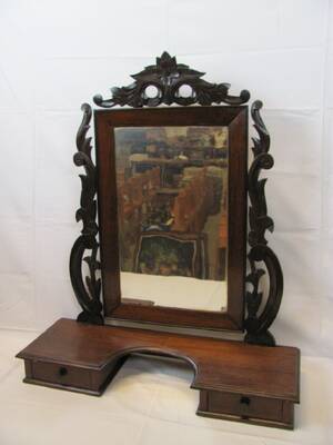 SPEGEL M LÅDOR, H 73 CM