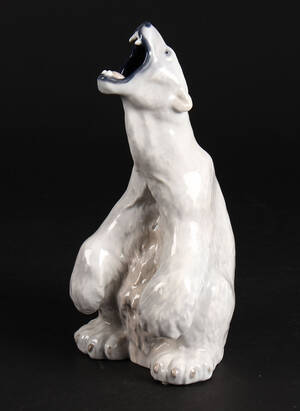 Kgl. figur, Isbjørn 502, 1. sort.