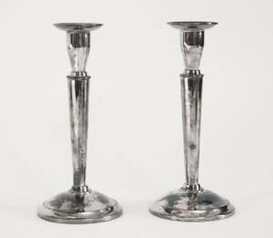 Ljusstakar ett par, silver, Tesi, 1966