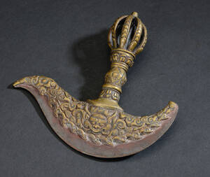 Tibetansk Kartika af bronze, 1900-tallet