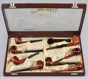 Samling piber 9 stk.