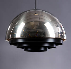 Fog  Mørup. Pendel af forgyldt metal