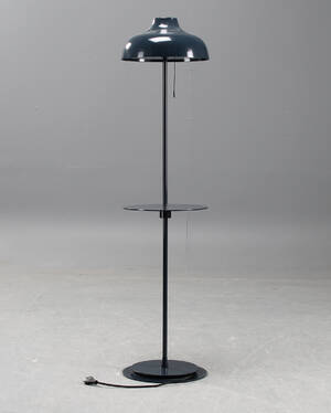 Niclas Hoflin, Rubn, golvlampa Bolero Small med bord, blå blank