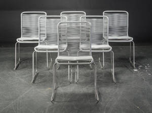 Verner Panton. Seks stole model VP ONE 6 