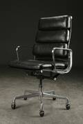 Charles Eames. Soft Pad kontorstol, læder