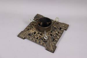 Julgransfot i metall