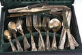 BESTICK, 48 delar, nysilver, 1900-tal.