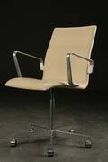 Arne Jacobsen. Oxford kontorstol, læder