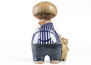 LISA LARSON. Figurin, stengods, Malin, Gustavsberg, 1900-tal.