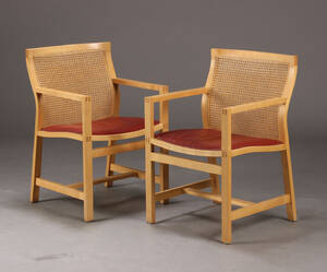 Rud Thygesen  Johnny Sørensen. Par armstole fra 