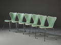 Arne Jacobsen.Seks syverstole model 3107 6
