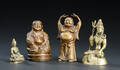 Fire orientalske figurer af bronze, 1900-tallet