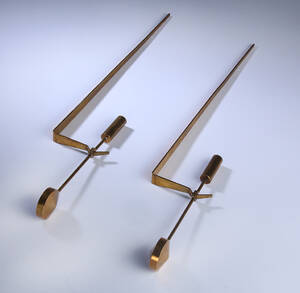 Pierre Forsell, to væglampetter, Skultuna 1607