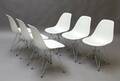 Charles Eames. Et sæt på seks stole, model DSR 6 