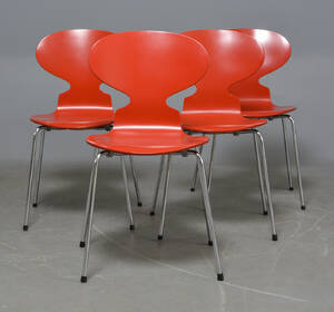 Arne Jacobsen. Fire Myrestole, model 3101 4 