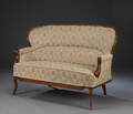 Nyrokoko sofa af mahogni 1800tallet