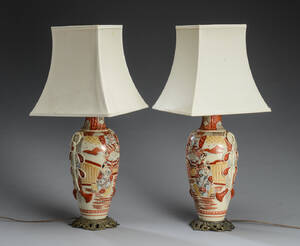 To orientalske bordlamper af keramik 2