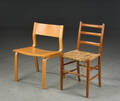 Arne Jacobsen, er par stole af bøgetræ 2