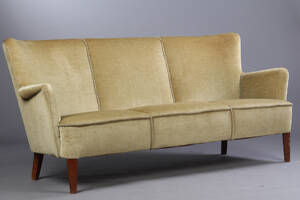 Tre pers. sofa, velour
