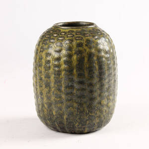 Axel Salto cd for Royal Copenhagen. Vase af stentøj 