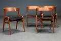 Dansk møbelproducent. Fire stole af teak, 195060erne 4