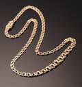 Halskæde af 14 kt guld, bismarck