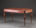 Skrivebord af mahogni, 1800-tallets midte