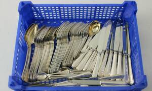 Bestickuppsättning, ca. 115 del. nysilver