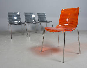 Calligaris, model Leau, spisebordsstole 4