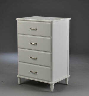 Kommode, hvidlakeret