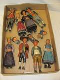 LÅDA SKURNA TRÄFIGURER