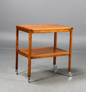Serveringsvagn, teak