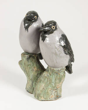 Gunnar Hansson. Figurgrupp, stengods