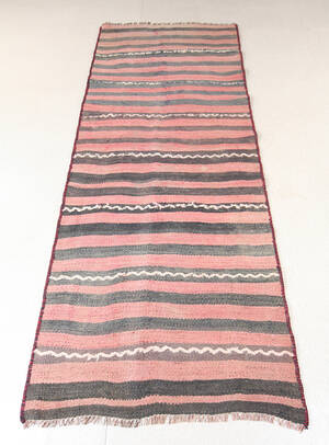 Persisk Kermanshah nomade-kelim, 250x95 cm.