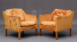 Børge Mogensen. Lænestole, model 2421 2