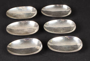 Horsens sølvvarefabrik, seks kuvertaskebægre, sølv 6