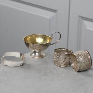 SILVERFÖREMÅL, 4 delar, 81g