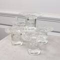 LJUSSTAKAR, glas, 5st