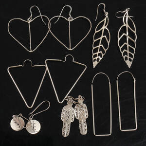 ÖRHÄNGEN, silver