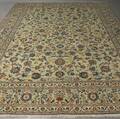 Persisk Kashan. Uld med bomuld. 420 x 310 cm.