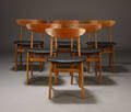 Dansk møbelproducent. Spisestole, teak 6