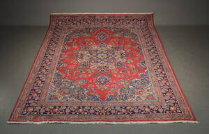 Persisk Isfahan tæppe, 343x253 cm