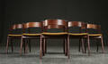 Seks spisestole, palisander, 1950erne, dansk møbeldesign 6