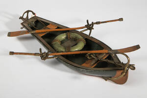 Ruderboot-Modell, Metall