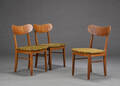 Møbelproducent. Tre stole, teak 3