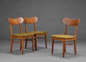 Møbelproducent. Tre stole, teak 3