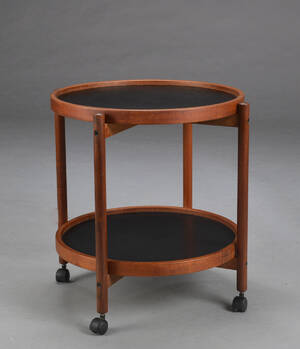 Bakkebord, teak