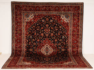 Persisk Keshan tæppe, 387x296 cm.