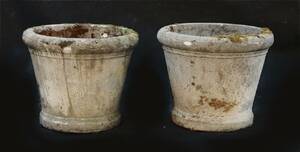 Trädgårdsurnor ett par, 1900-tal