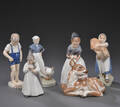 Samling Royal Copenhagen figurer. samt BG figur 6